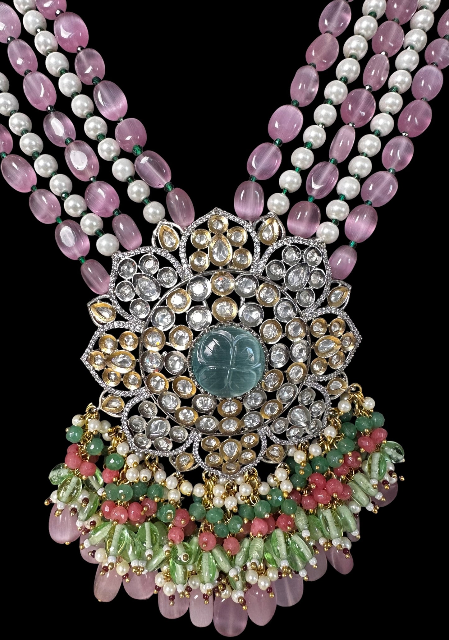 Beaded pearl necklace - Beauty Sutra by Shikha
