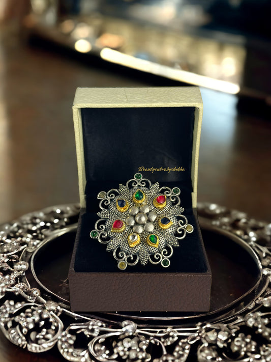 Silver look alike Ring - Beauty Sutra by Shikha