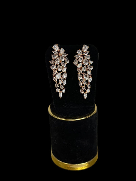 Rose Gold earrings - BeautySutra by Shikha