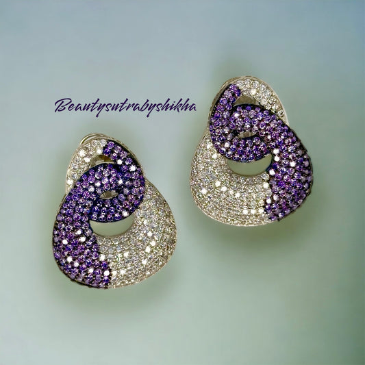 Fashion Jewelry - Crystal Embellished Earrings by Beautysutra - Beauty Sutra by Shikha