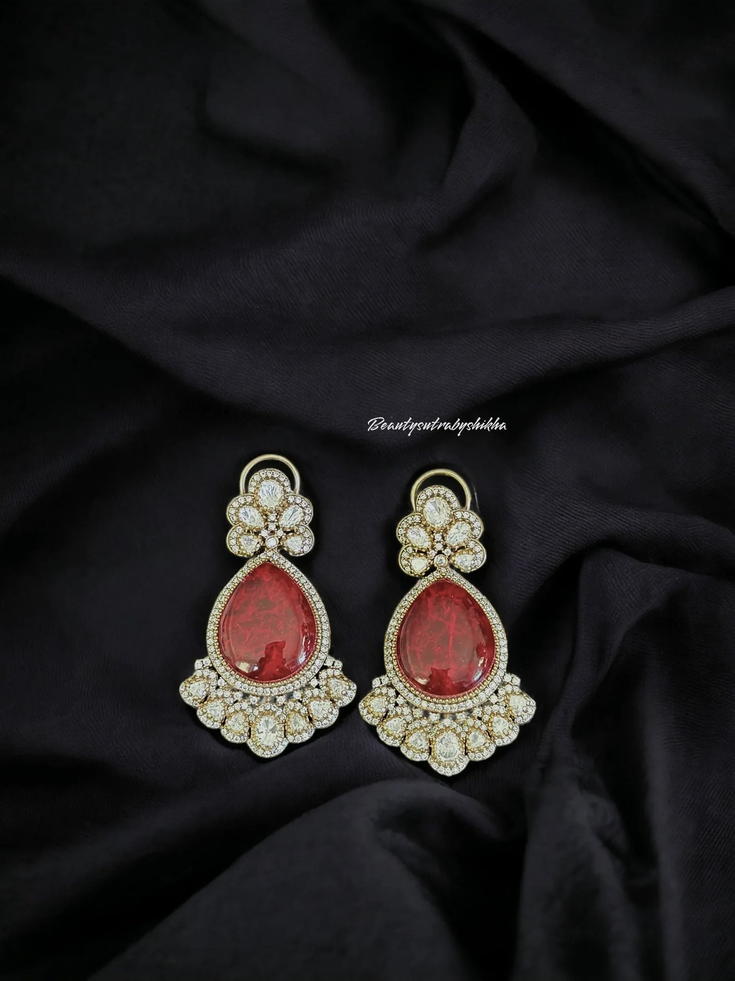 Doublet earrings - BeautySutra by Shikha