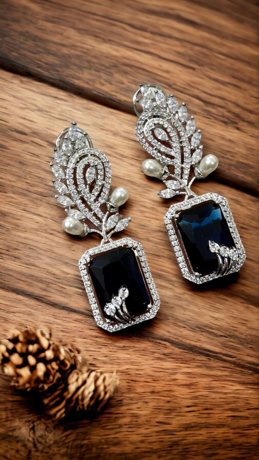 Damsel diamond earrings - Beauty Sutra by Shikha