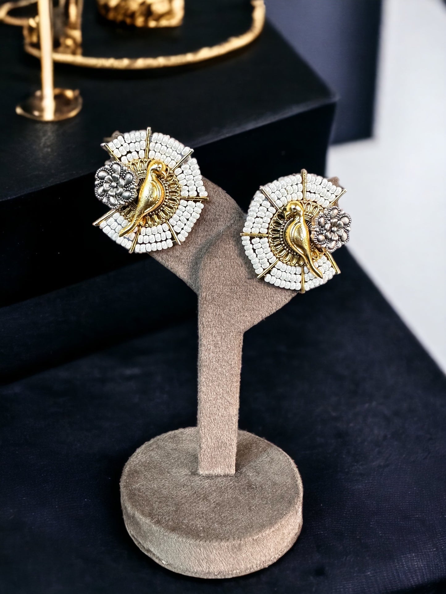 Fusion earrings - Beauty Sutra by Shikha