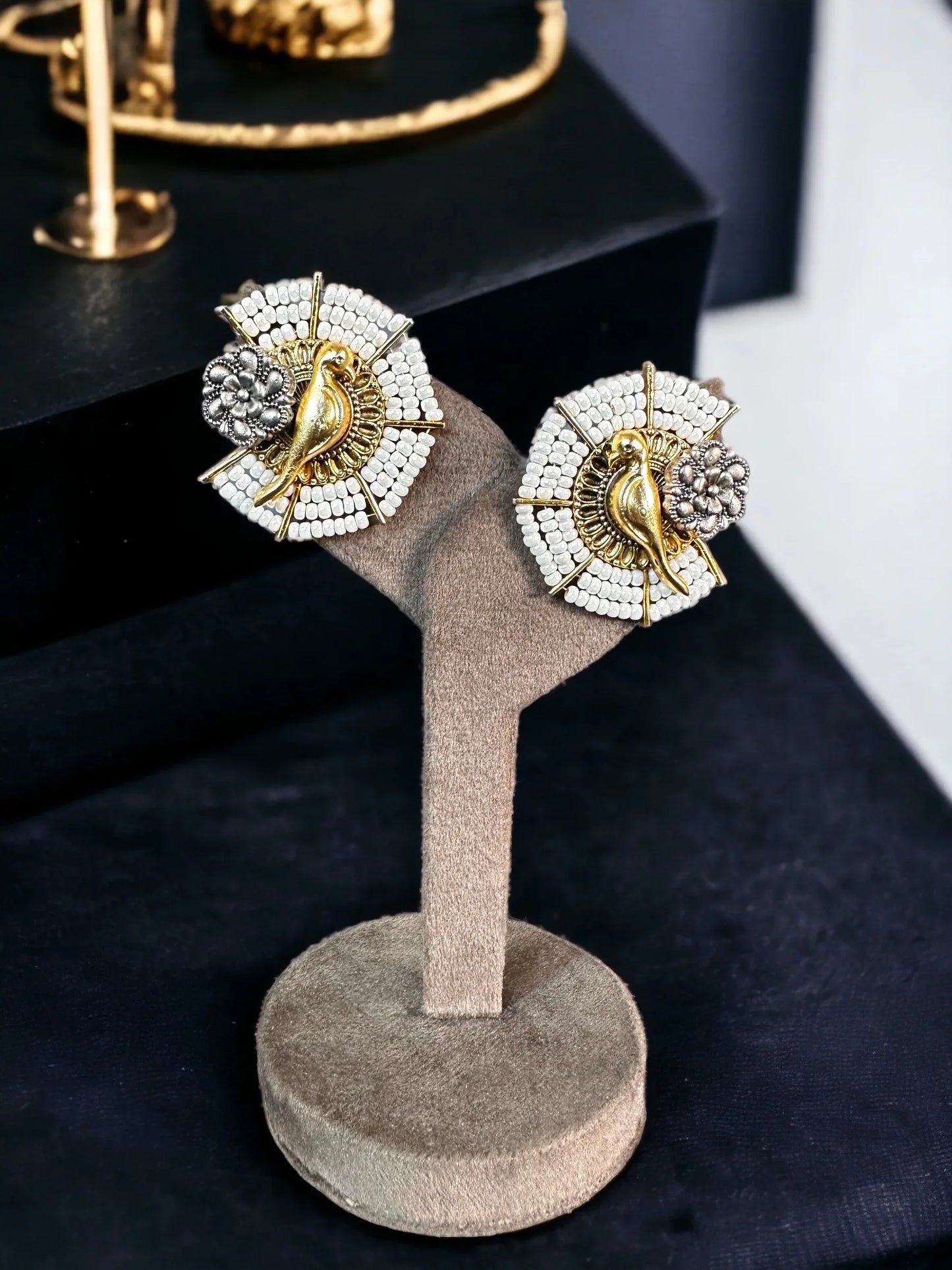 Fusion earrings - BeautySutra by Shikha