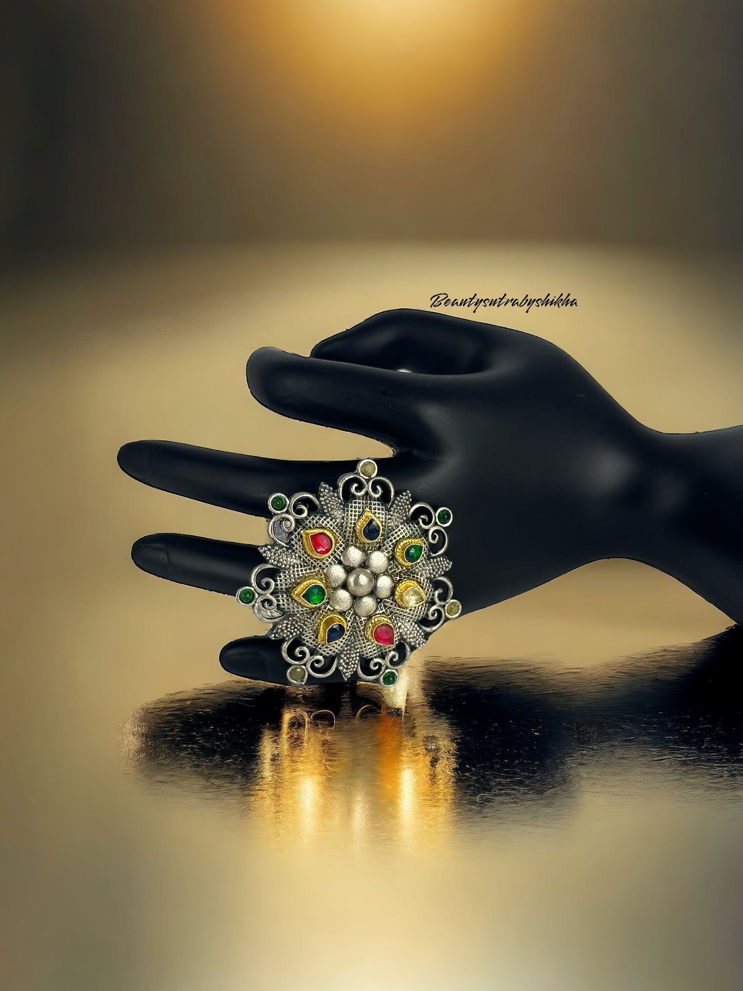 Silver look alike Ring - Beauty Sutra by Shikha