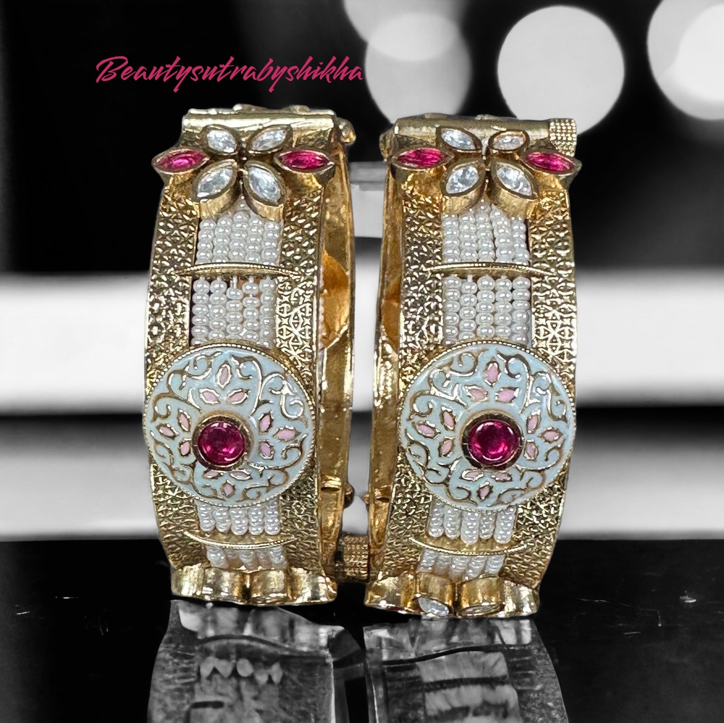 Gold bracelets - Beauty Sutra by Shikha
