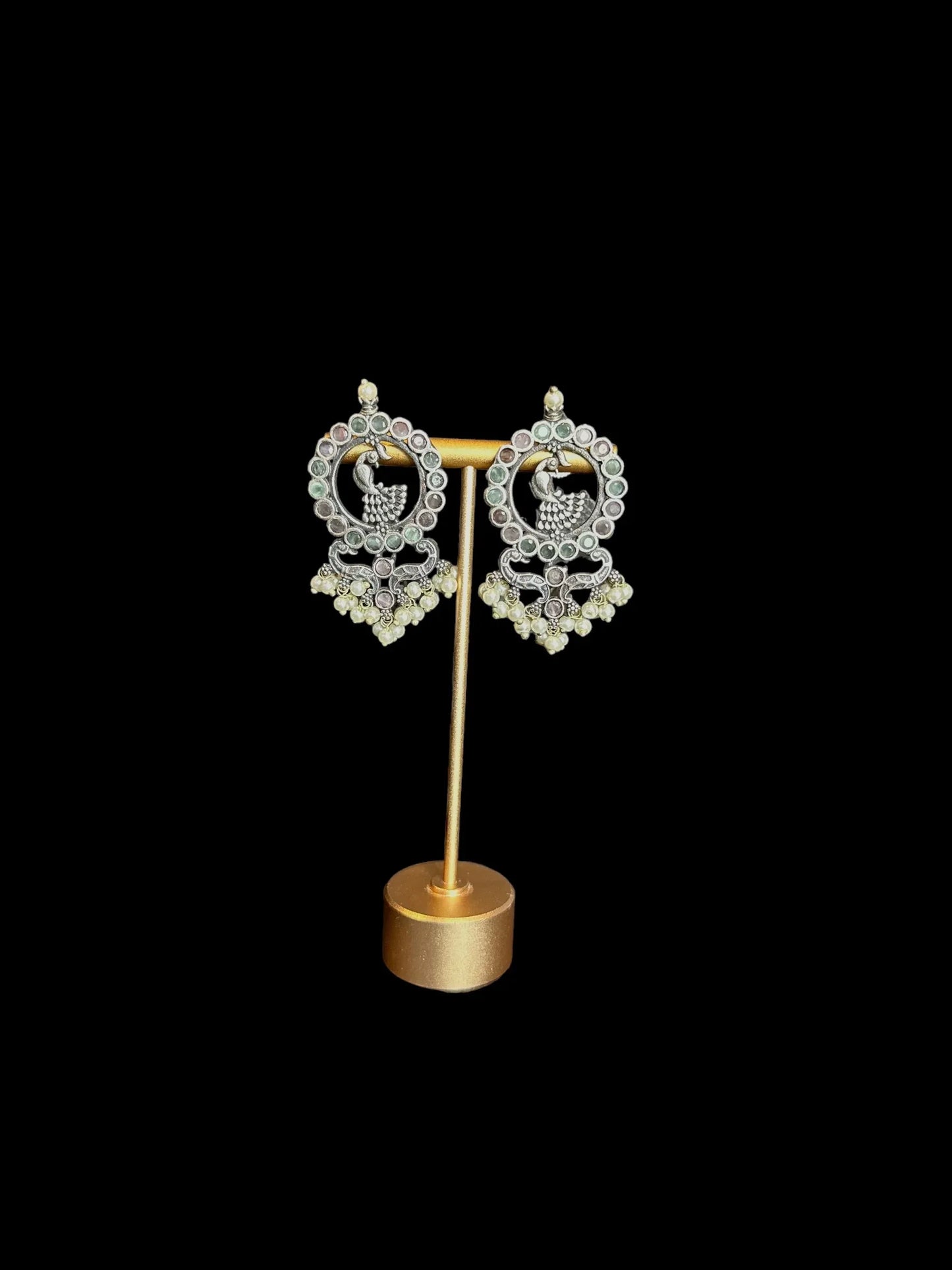 Silver look alike necklace set - BeautySutra by Shikha