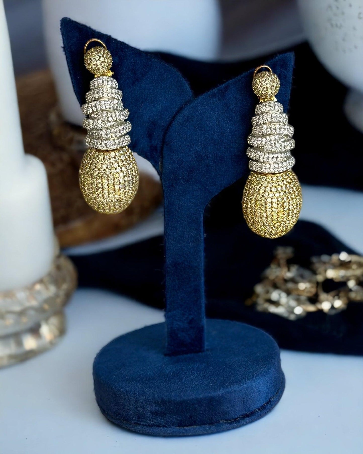 Golden Galore Earrings - Beauty Sutra by Shikha
