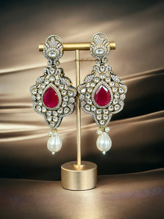 Victorian Pearl necklace set - BeautySutra by Shikha