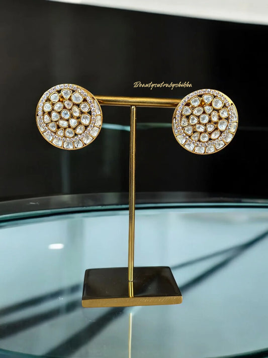 Elegant CZ Diamond Stud Earrings: Timeless Luxury for Every Occasion - BeautySutra by Shikha