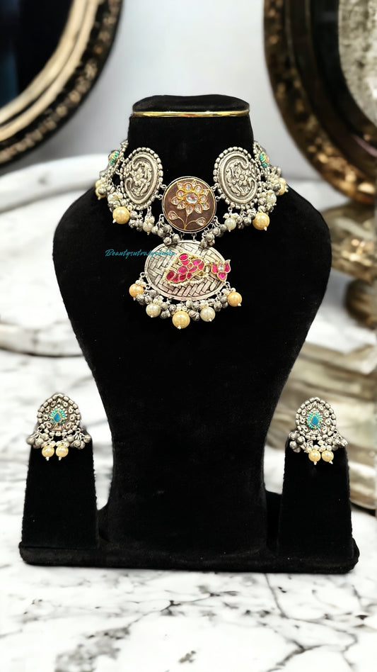 Bird Inspired Silver Look Alike - Beauty Sutra by Shikha