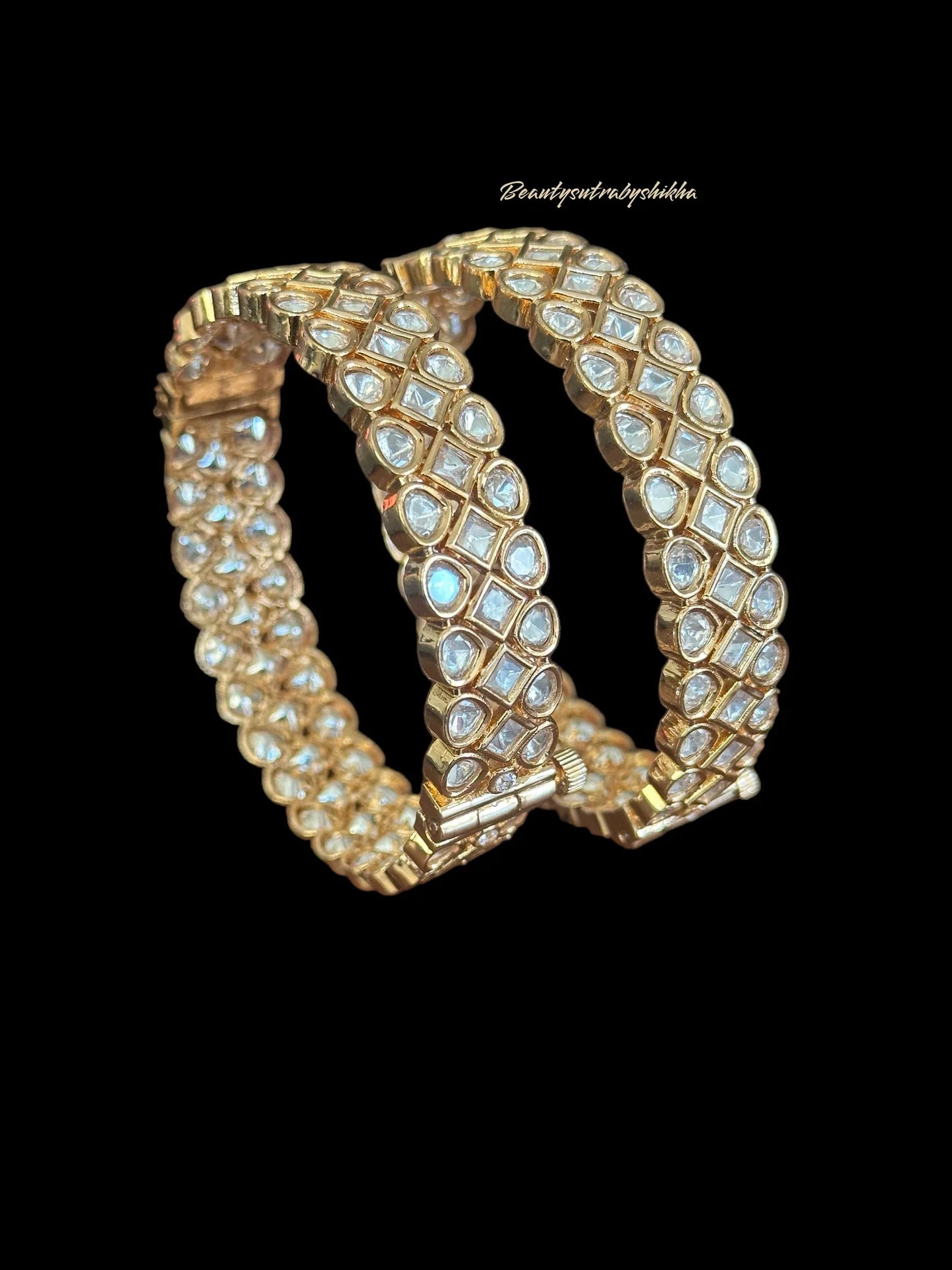 Kundan Bangles Indian Jewelry - BeautySutra by Shikha