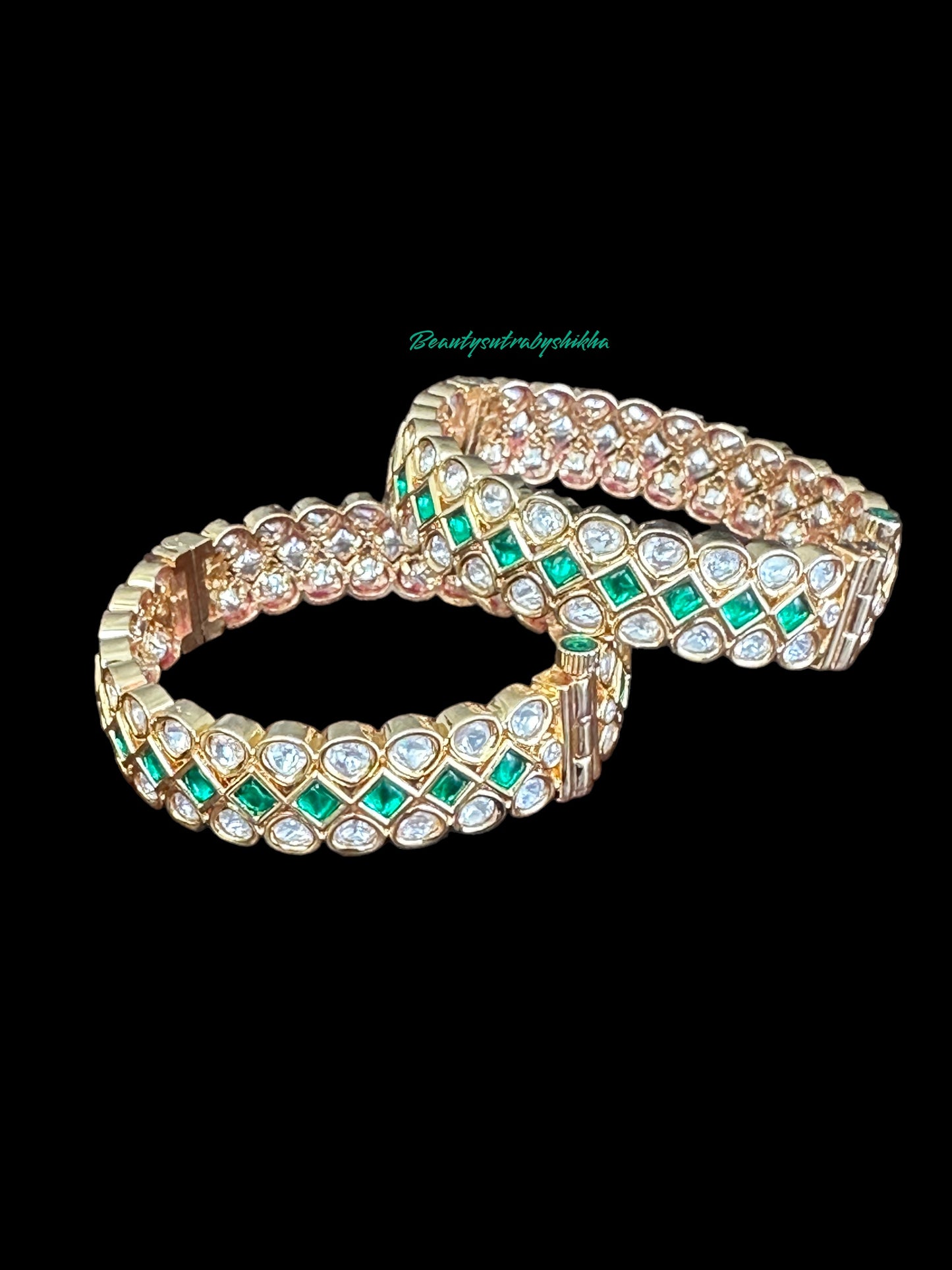 Kundan Bangles Indian Jewelry