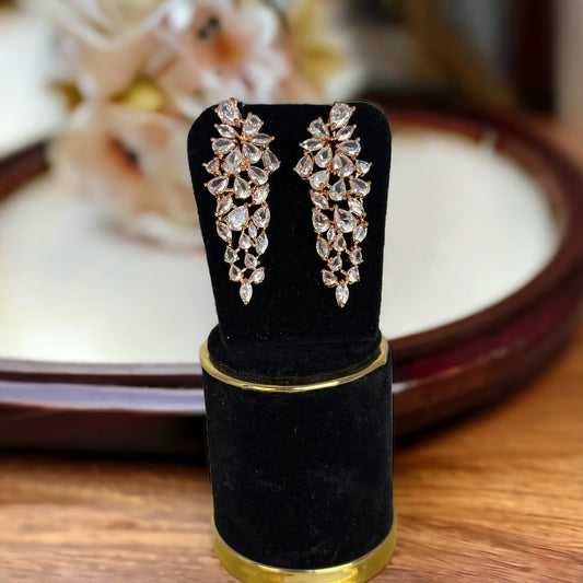 Rose Gold earrings - Beauty Sutra by Shikha
