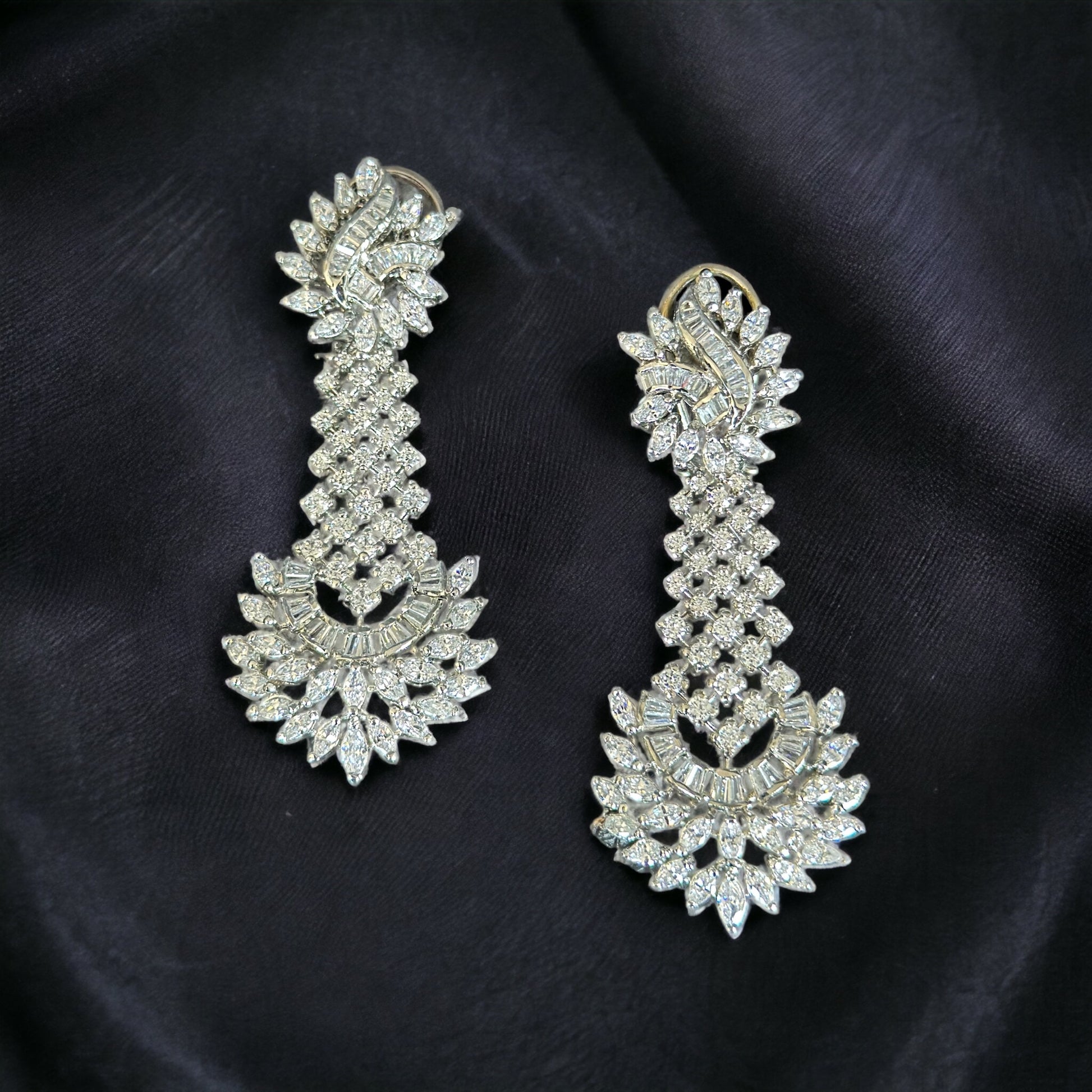 Sparkling CZ Diamond Earrings - Beauty Sutra by Shikha