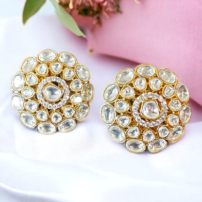 Premium Moissanite earrings - Beauty Sutra by Shikha