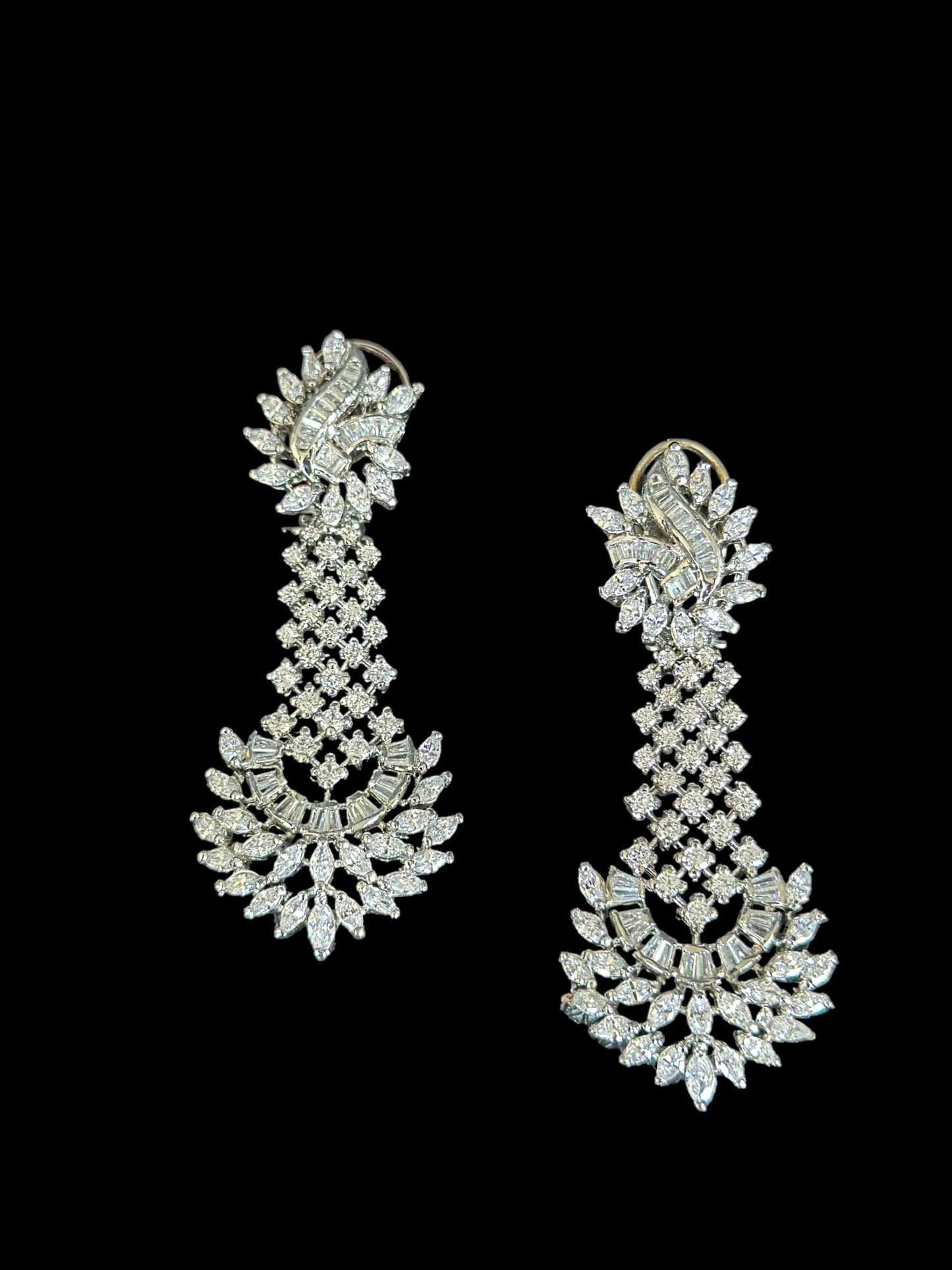 Sparkling CZ Diamond Earrings - Beauty Sutra by Shikha