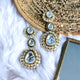 Uncut polki elegant earrings