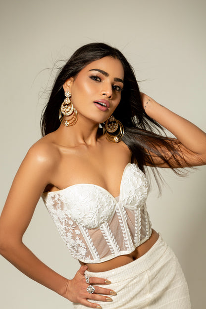 Gold Hoop Statement Earrings