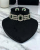 Diamond and emerald choker necklace set