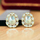 Uncut polki stud Earrings