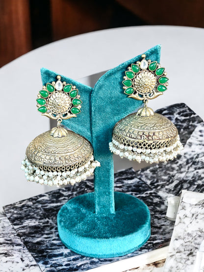 Jhumka Earrings - Beauty Sutra by Shikha