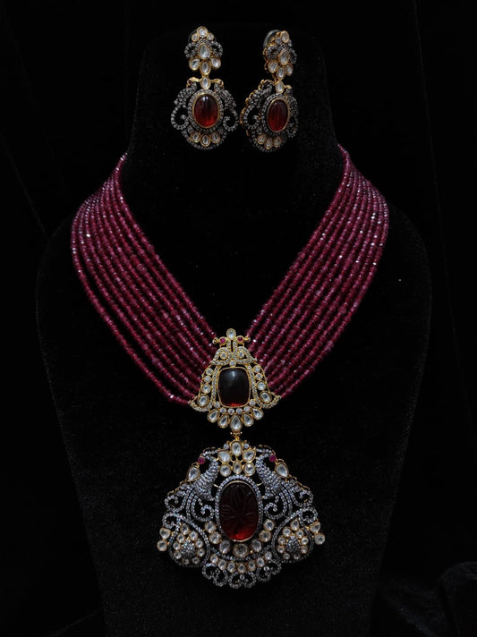 Multi‑Strand Bead Jewelry Set – Holiday Statement Gift