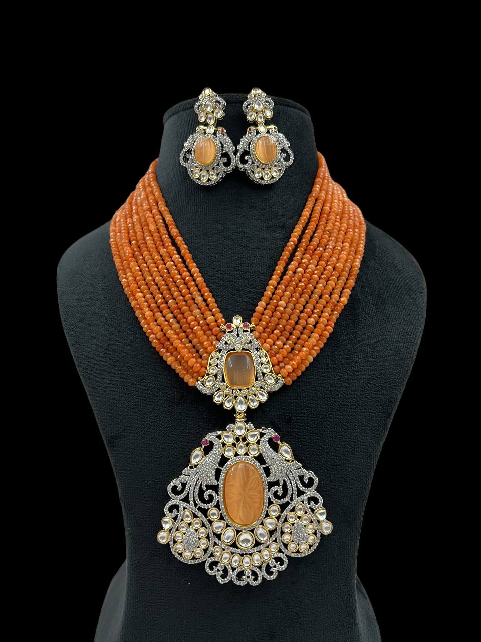 Multi‑Strand Bead Jewelry Set – Holiday Statement Gift