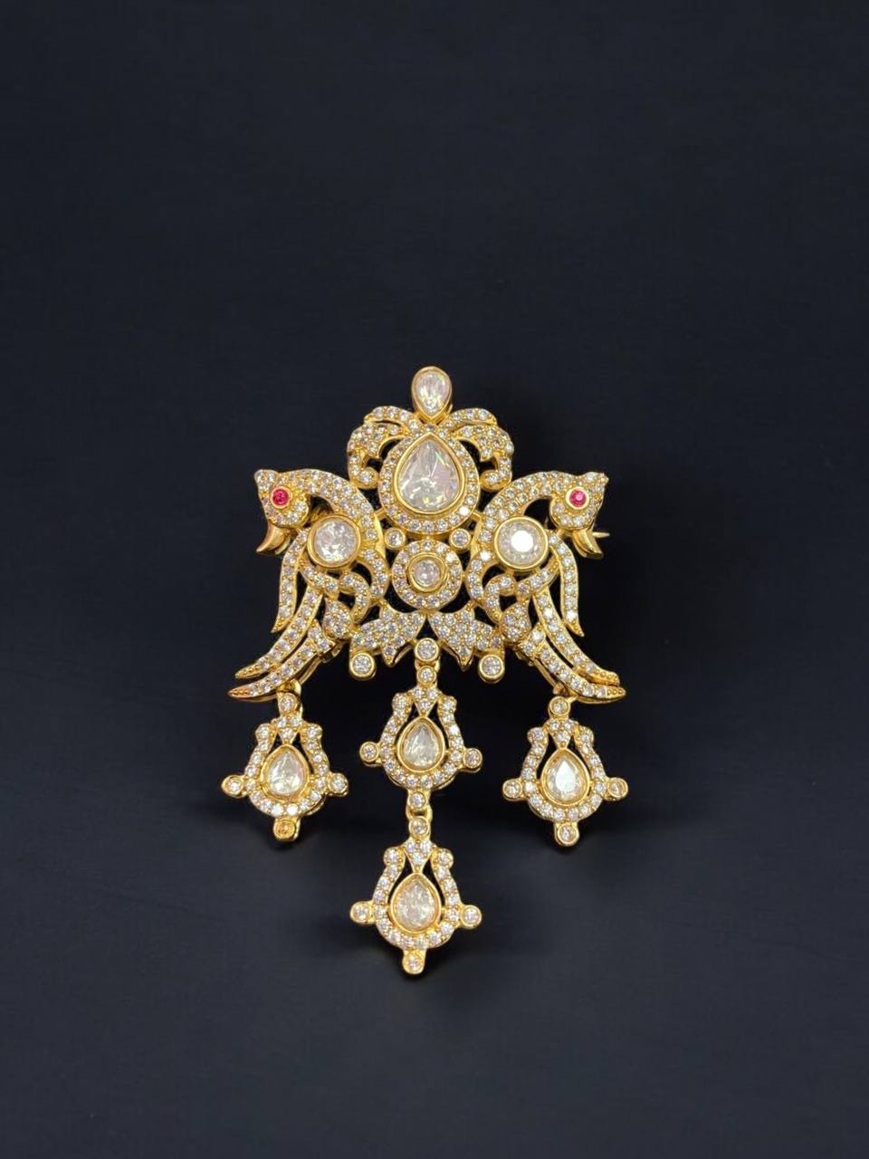 Gold Brooch – Festive Jewelry Gift
