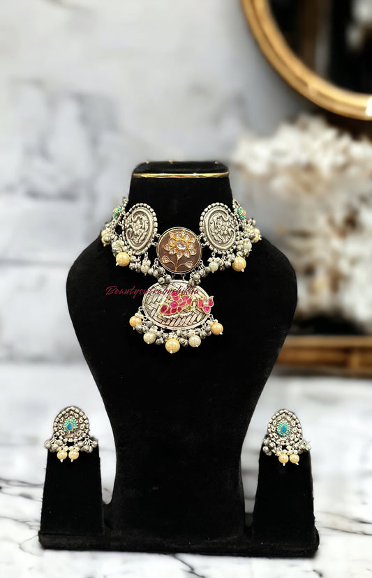 Bird Inspired Silver Look Alike - Beauty Sutra by Shikha