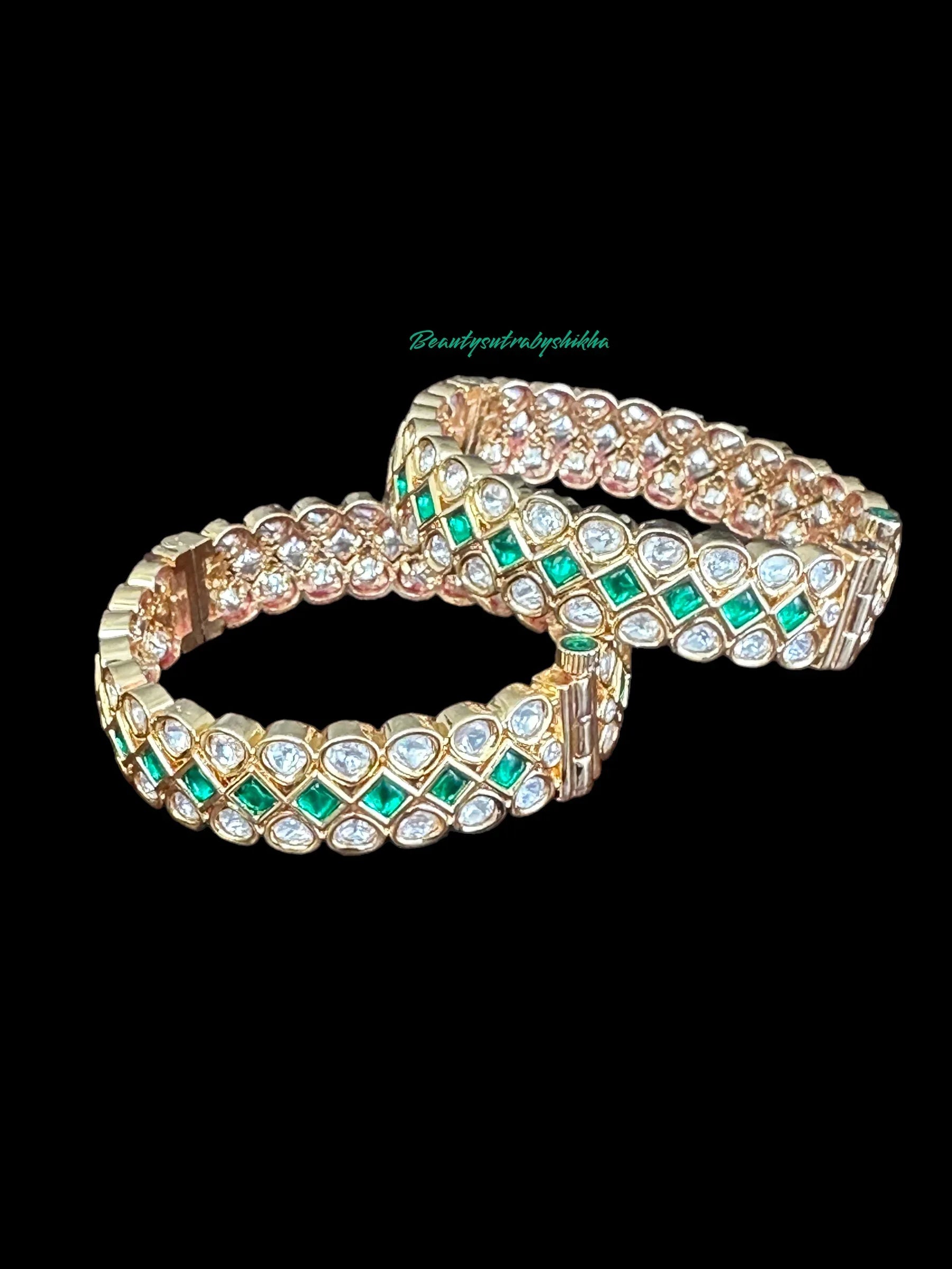 Kundan Bangles Indian Jewelry - BeautySutra by Shikha