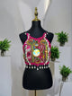 Handmade Mirror Work Crop Top | Boho Festival Choli | Tribal Belly Dance Blouse | Embroidered Kutch Top | Rajasthani Shell Top