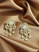 Gold-Plated Kundan Style Holiday Earrings | BeautySutra by Shikha