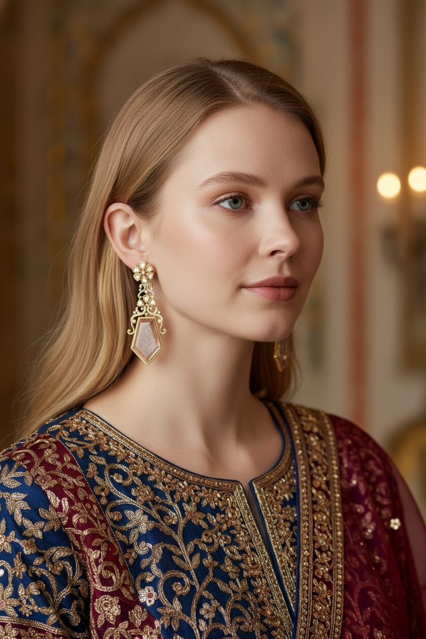 Champagne Bliss Doublet earring