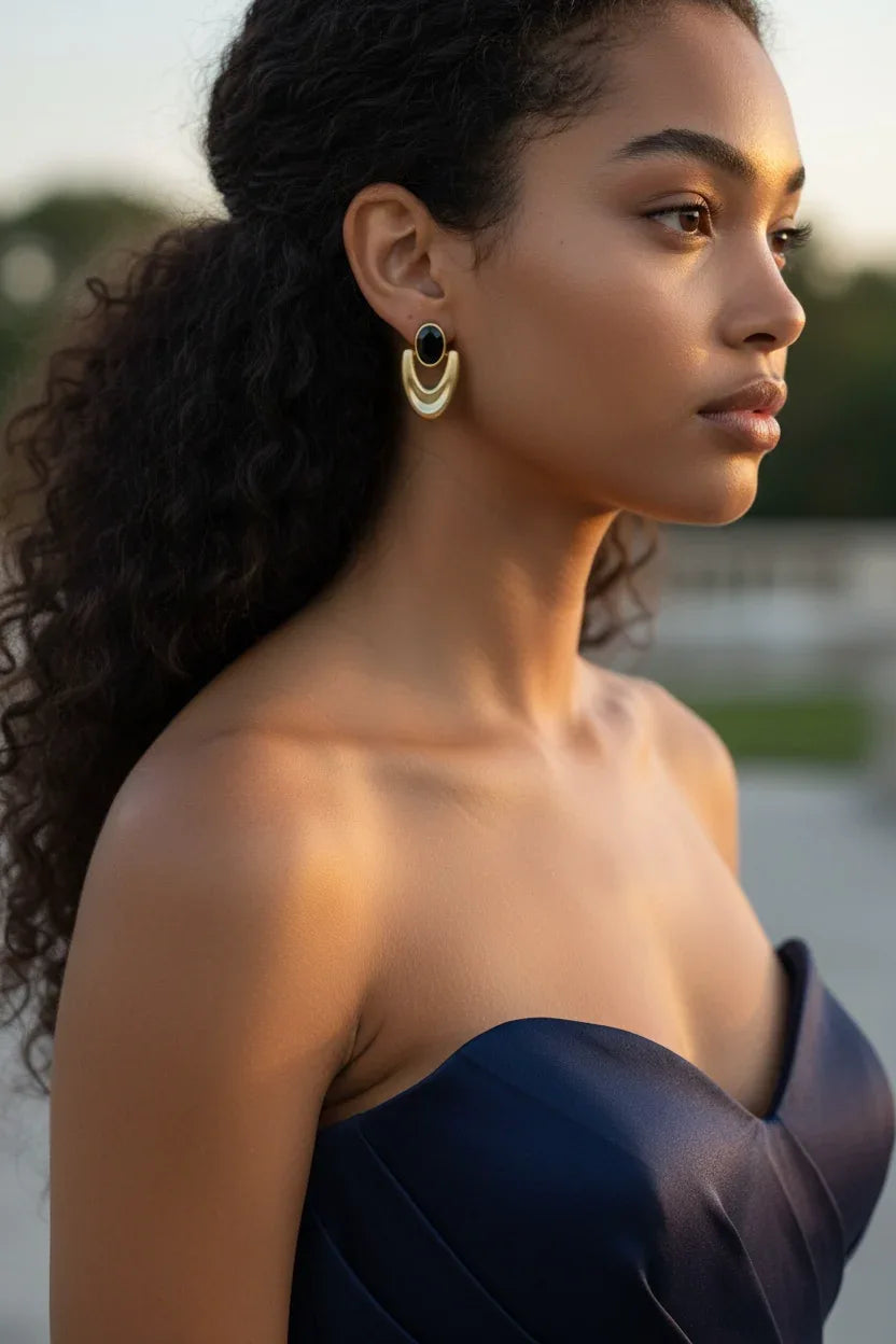 Retro Ivory Horn Earrings – Bold Holiday Statement Jewelry - BeautySutra by Shikha