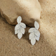 Crystal Petals Flower Drop Earring – Premium Jewelry for a Glamorous Look